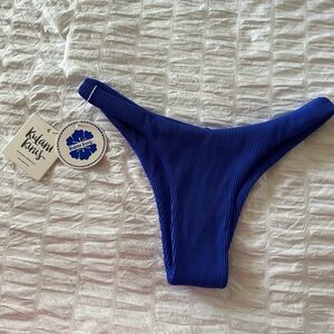 kulani kinis nwt blue bikini bottoms